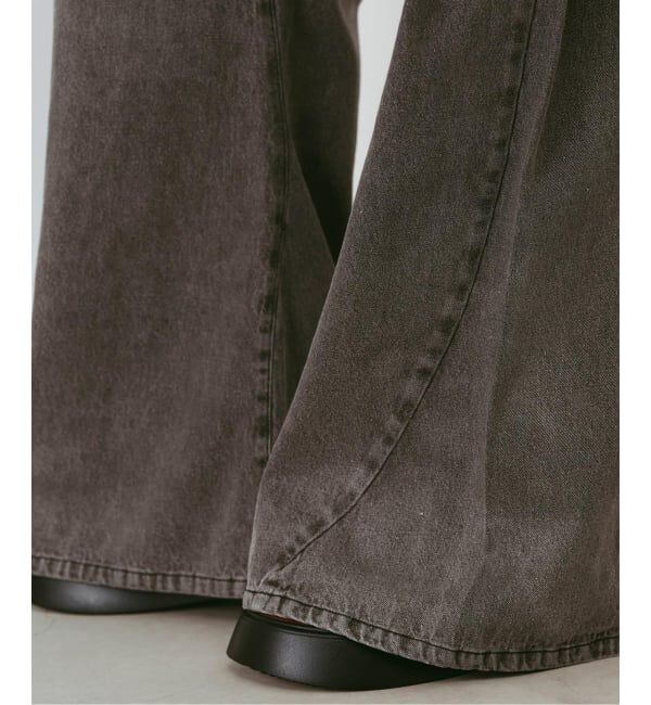 JOINT WORKS「Knuth Marf / クヌースマーフ wide bell-bottom denim pants」|デニム|