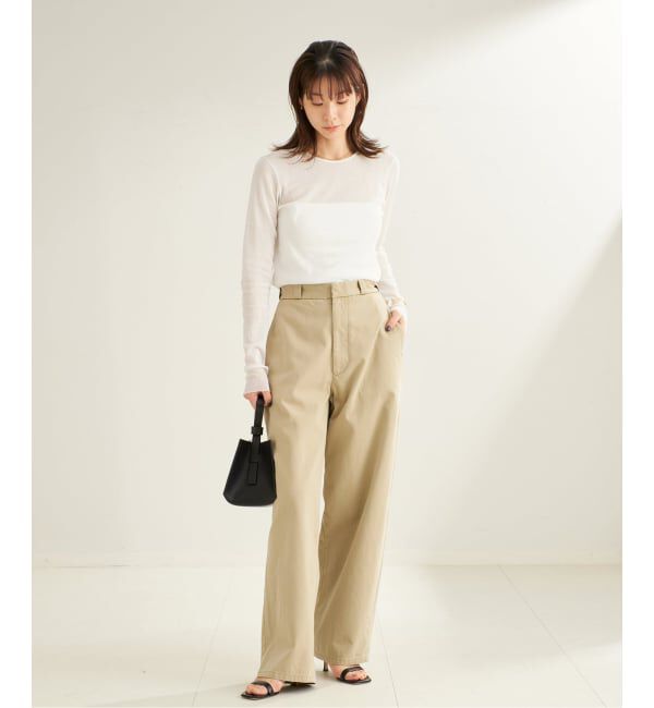 Plage「《追加》Mesh Sheer ロンT 5」|Tシャツ・カットソー|