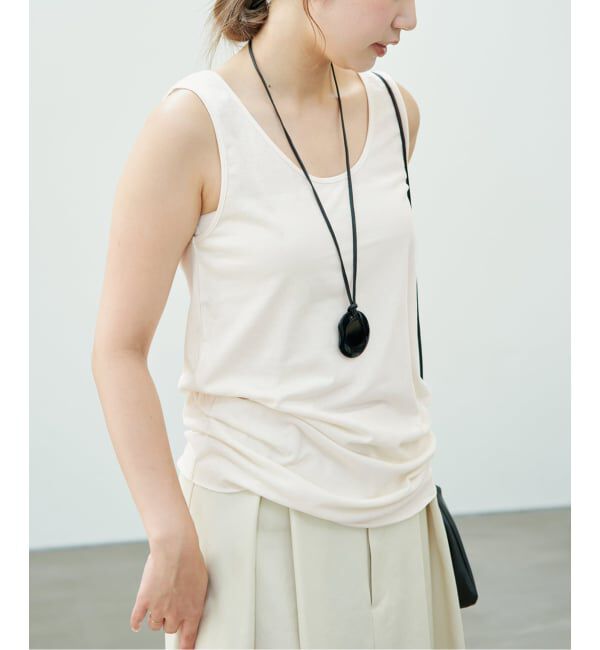 Plage「Jersey サイドタックトップス」|Tシャツ・カットソー|ナチュラル