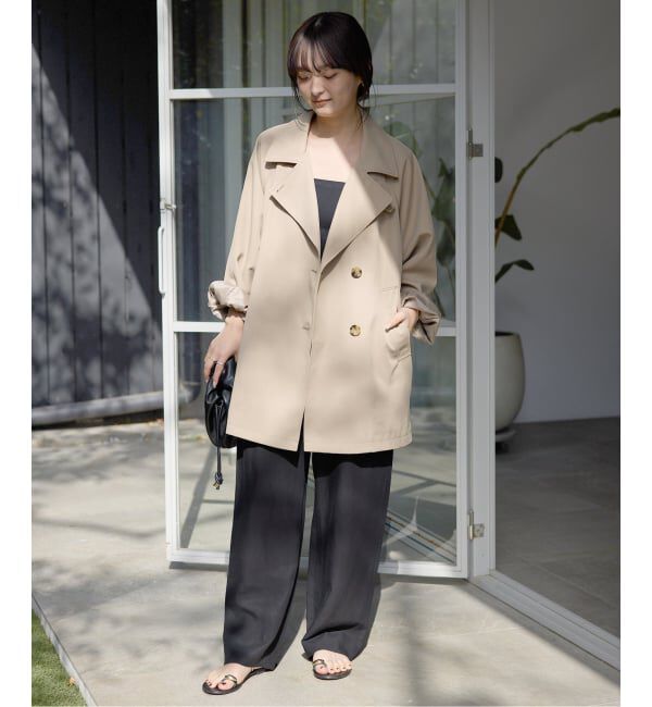 SLOBE IENA「《セットアップ対応可》リネン混パンツ」|その他|