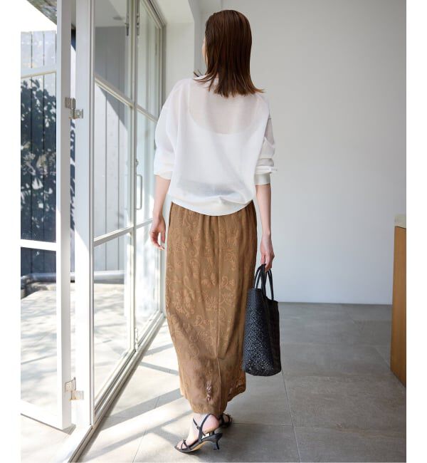 SLOBE IENA「《シリーズあり》レースカットスカート」|スカート|