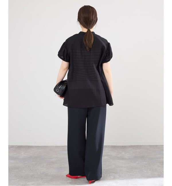 IENA「ウォッシャブルシルキーサテンイージーパンツ」|その他|