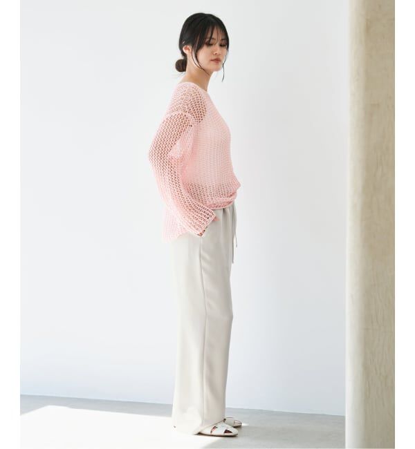 IENA「ウォッシャブルシルキーサテンイージーパンツ」|その他|