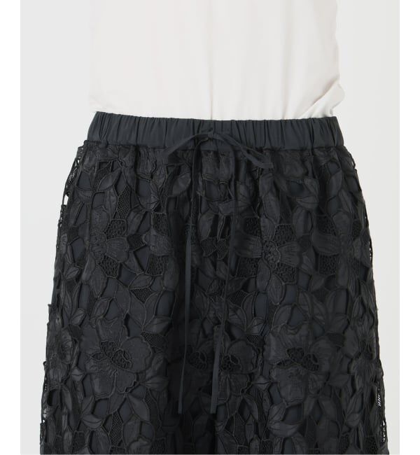 VERMEIL par iena「Cutwork Lace イージーパンツ」|その他|
