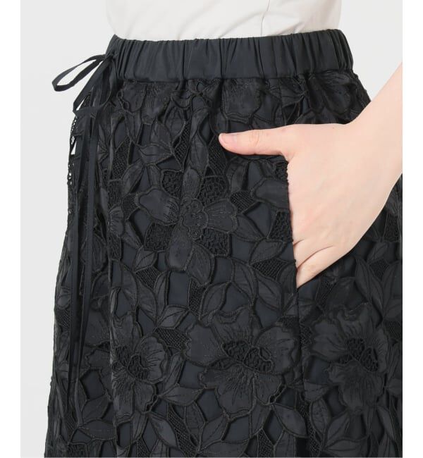 VERMEIL par iena「Cutwork Lace イージーパンツ」|その他|