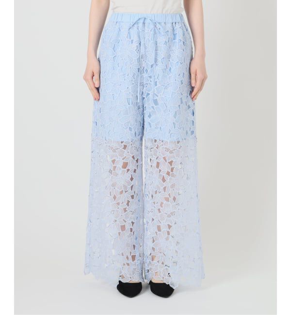 VERMEIL par iena「Cutwork Lace イージーパンツ」|その他|