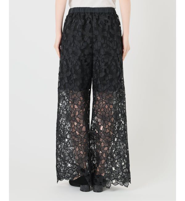 VERMEIL par iena「Cutwork Lace イージーパンツ」|その他|