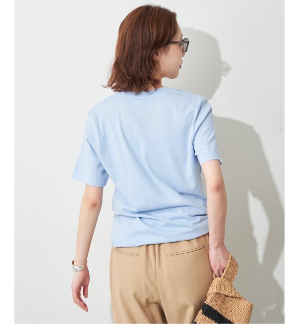 SLOBE IENA「BLUESCENTRIC/ブルースセントリック LOGO TEE」|Tシャツ・カットソー|