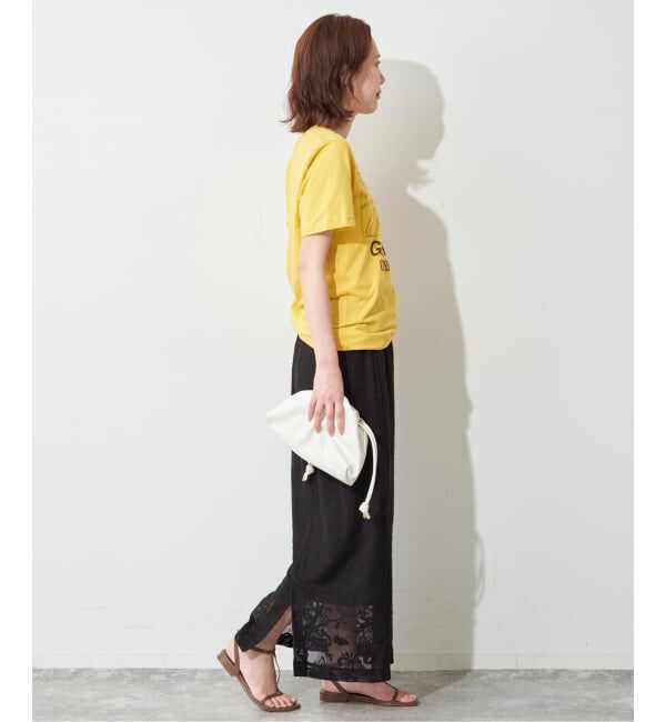 SLOBE IENA「BLUESCENTRIC/ブルースセントリック LOGO TEE」|Tシャツ・カットソー|