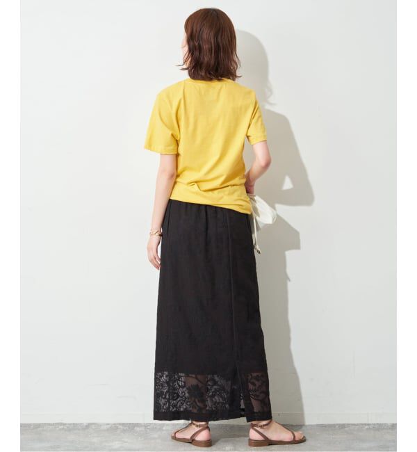 SLOBE IENA「BLUESCENTRIC/ブルースセントリック LOGO TEE」|Tシャツ・カットソー|