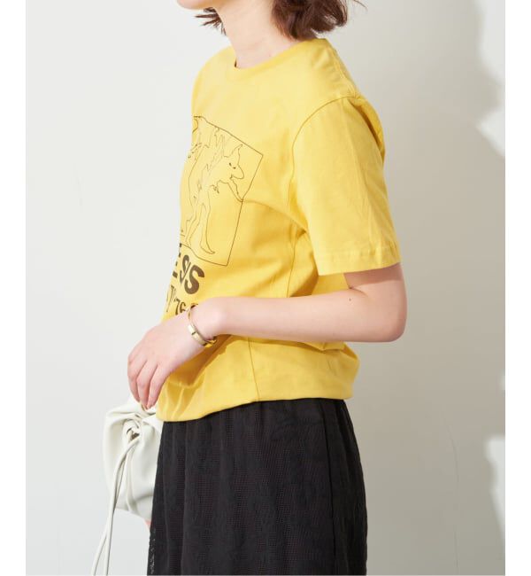 SLOBE IENA「BLUESCENTRIC/ブルースセントリック LOGO TEE」|Tシャツ・カットソー|