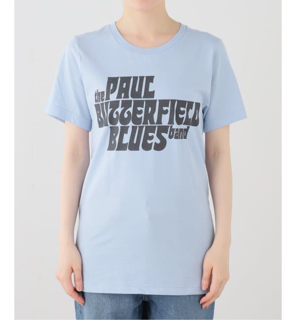 SLOBE IENA「BLUESCENTRIC/ブルースセントリック LOGO TEE」|Tシャツ・カットソー|