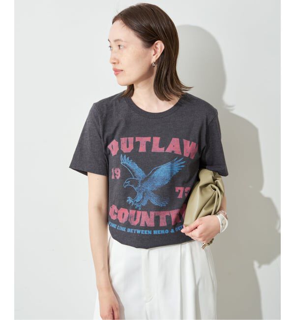 SLOBE IENA「BLUESCENTRIC/ブルースセントリック LOGO TEE」|Tシャツ・カットソー|