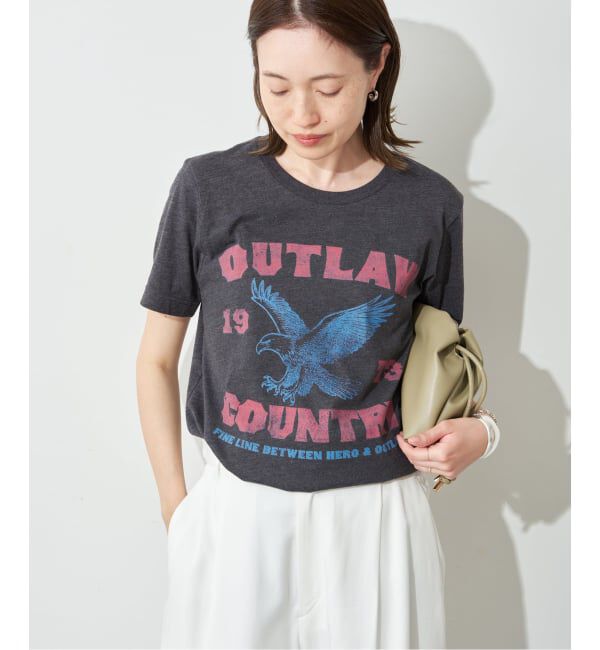 SLOBE IENA「BLUESCENTRIC/ブルースセントリック LOGO TEE」|Tシャツ・カットソー|