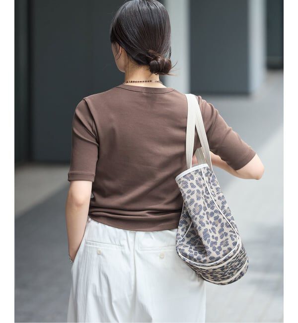 IENA「オーガニックフライスTシャツ」|Tシャツ・カットソー|