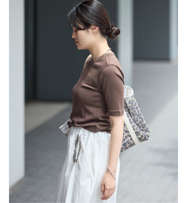 IENA「オーガニックフライスTシャツ」|Tシャツ・カットソー|