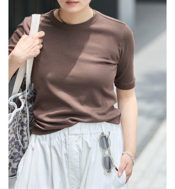 IENA「オーガニックフライスTシャツ」|Tシャツ・カットソー|