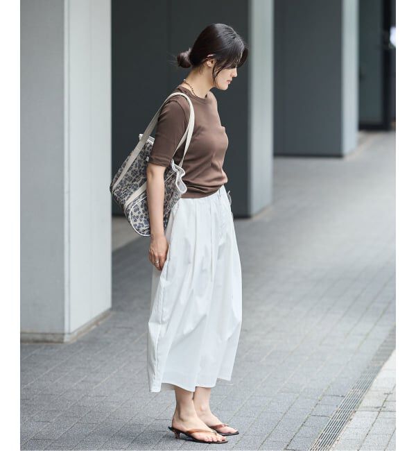 IENA「オーガニックフライスTシャツ」|Tシャツ・カットソー|