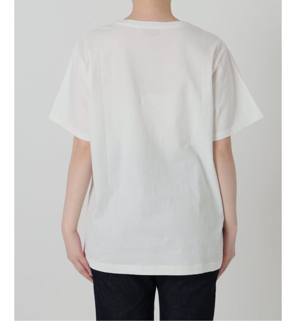 SLOBE IENA「《追加》La Hutte/ラ ユット SLOBE別注 ロゴTシャツ」|Tシャツ・カットソー|