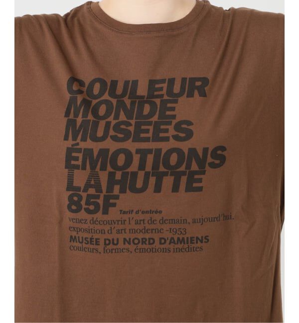 SLOBE IENA「《追加》La Hutte/ラ ユット SLOBE別注 ロゴTシャツ」|Tシャツ・カットソー|