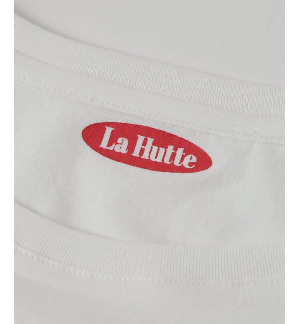 SLOBE IENA「《追加》La Hutte/ラ ユット SLOBE別注 ロゴTシャツ」|Tシャツ・カットソー|