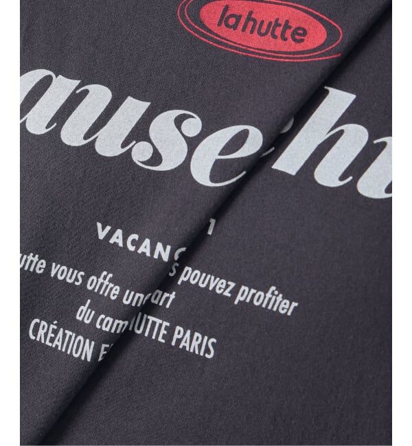 SLOBE IENA「《追加》La Hutte/ラ ユット SLOBE別注 ロゴTシャツ」|Tシャツ・カットソー|