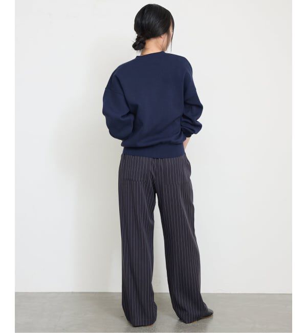 SLOBE IENA「《3サイズ展開/追加2》フィブリルストライプリラックスパンツ」|その他|