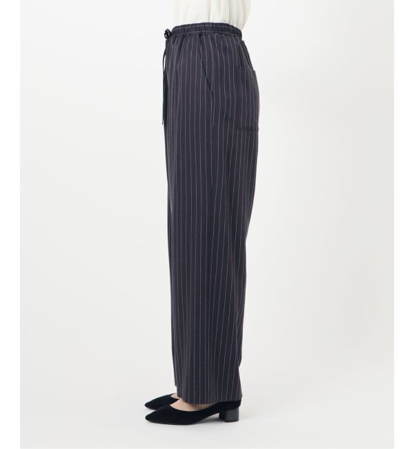 SLOBE IENA「《3サイズ展開/追加2》フィブリルストライプリラックスパンツ」|その他|