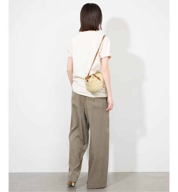 SLOBE IENA「《3サイズ展開/追加2》フィブリルストライプリラックスパンツ」|その他|