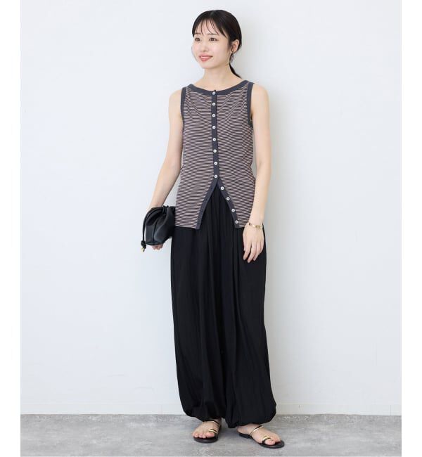 SLOBE IENA「miller/ミラー SLOBE別注 ボートネックタンクトップ」|Tシャツ・カットソー|