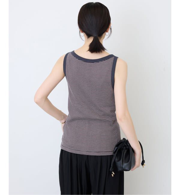 SLOBE IENA「miller/ミラー SLOBE別注 ボートネックタンクトップ」|Tシャツ・カットソー|