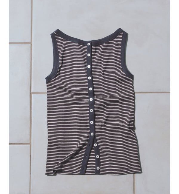 SLOBE IENA「miller/ミラー SLOBE別注 ボートネックタンクトップ」|Tシャツ・カットソー|