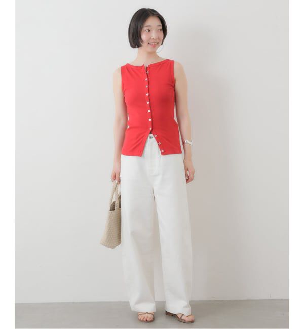 SLOBE IENA「miller/ミラー SLOBE別注 ボートネックタンクトップ」|Tシャツ・カットソー|