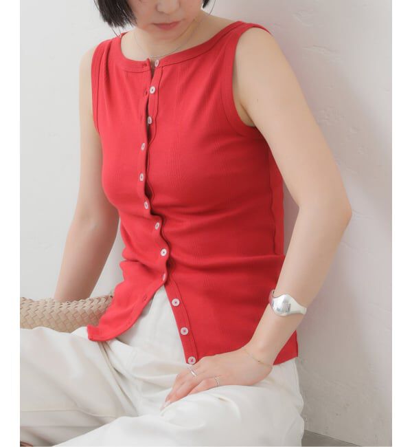 SLOBE IENA「miller/ミラー SLOBE別注 ボートネックタンクトップ」|Tシャツ・カットソー|
