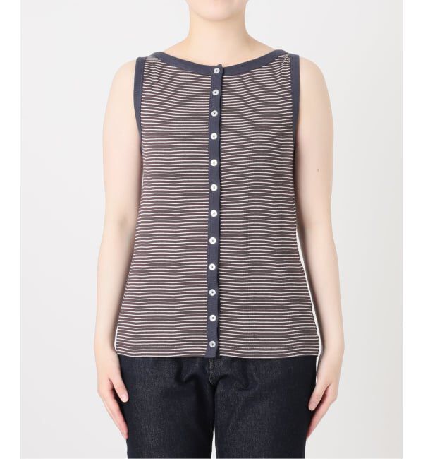 SLOBE IENA「miller/ミラー SLOBE別注 ボートネックタンクトップ」|Tシャツ・カットソー|