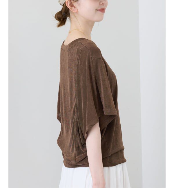 SLOBE IENA「シャイニーコクーンカットソー」|Tシャツ・カットソー|
