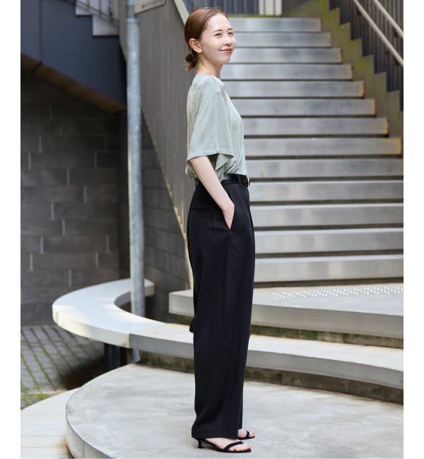 SLOBE IENA「シャイニーコクーンカットソー」|Tシャツ・カットソー|