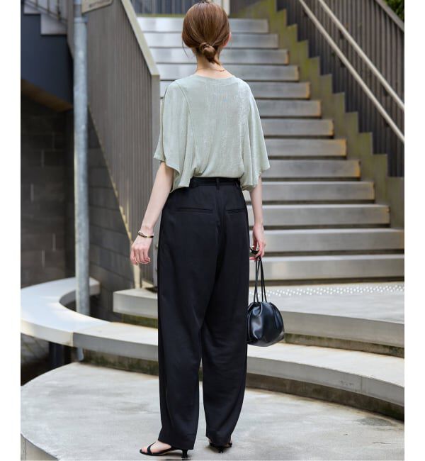SLOBE IENA「シャイニーコクーンカットソー」|Tシャツ・カットソー|
