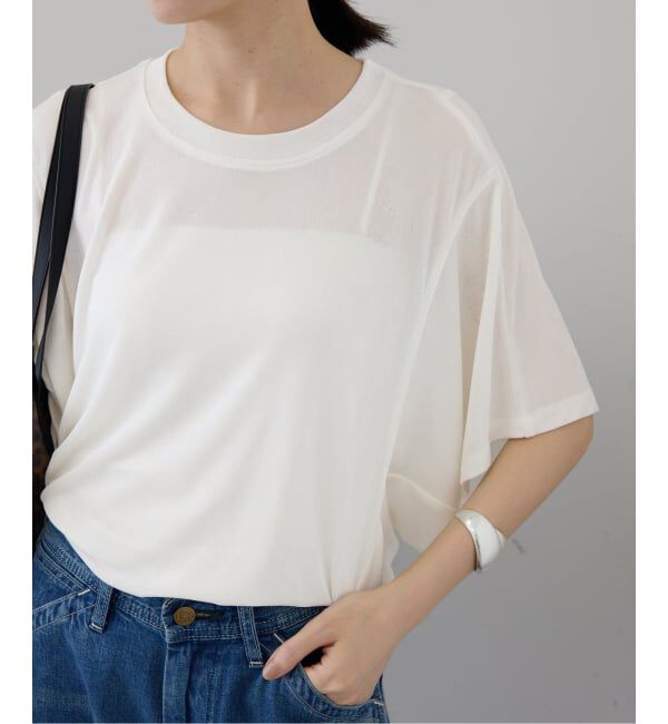 SLOBE IENA「シャイニーコクーンカットソー」|Tシャツ・カットソー|