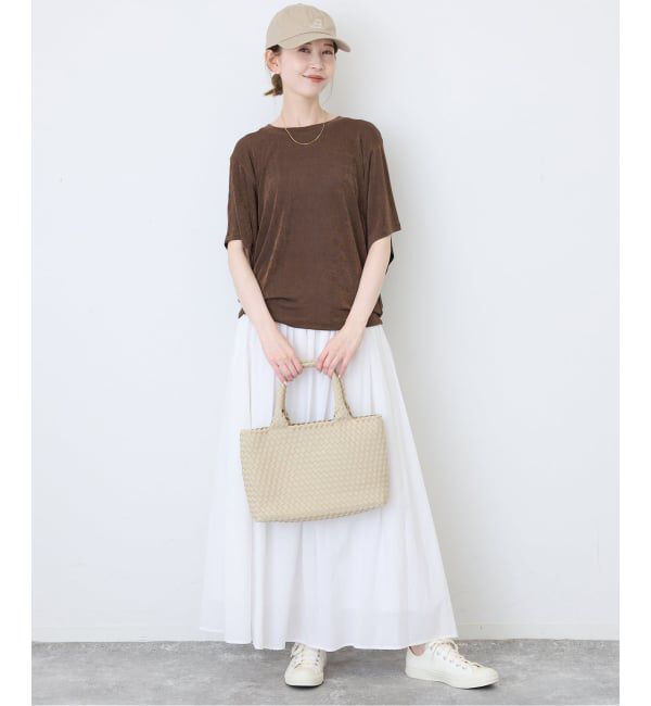 SLOBE IENA「シャイニーコクーンカットソー」|Tシャツ・カットソー|