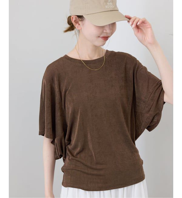 SLOBE IENA「シャイニーコクーンカットソー」|Tシャツ・カットソー|