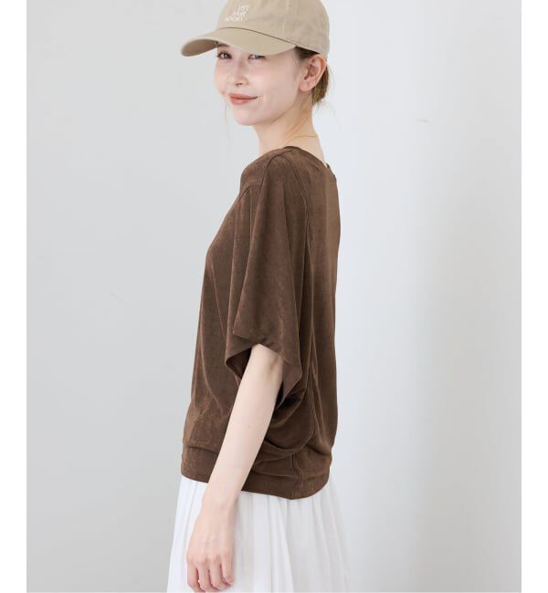 SLOBE IENA「シャイニーコクーンカットソー」|Tシャツ・カットソー|