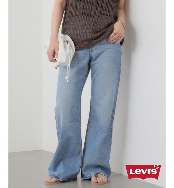 SLOBE IENA「Levi's/リーバイス LOOSE BOOT 005DO-0000/0004」|デニム|サックスブルー B