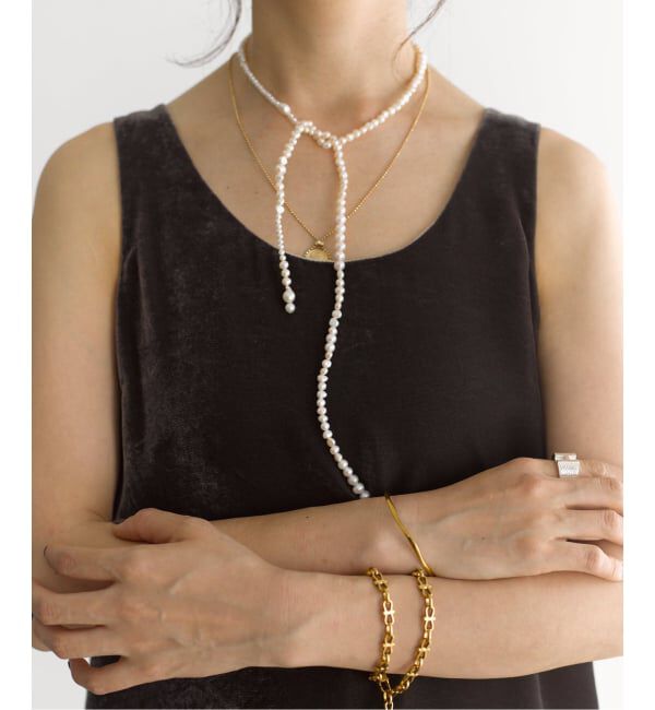 VERMEIL par iena「Junco Paris ジュンコパリ 別注 ラリエットネックレス COL26P-VM10-B」|ネックレス|