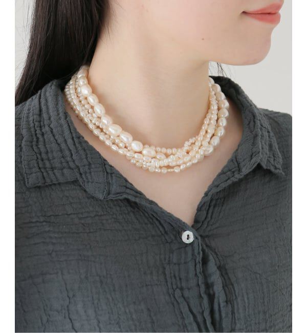 VERMEIL par iena「《追加》Junco Paris ジュンコパリ 別注 5連淡水パールネックレス COL23H-VM002」|ネックレス|