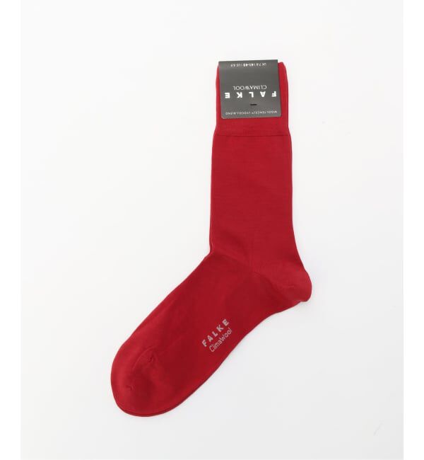EDIFICE「FALKE(ファルケ) #14468_Clima Wool ソックス」|ソックス|レッド