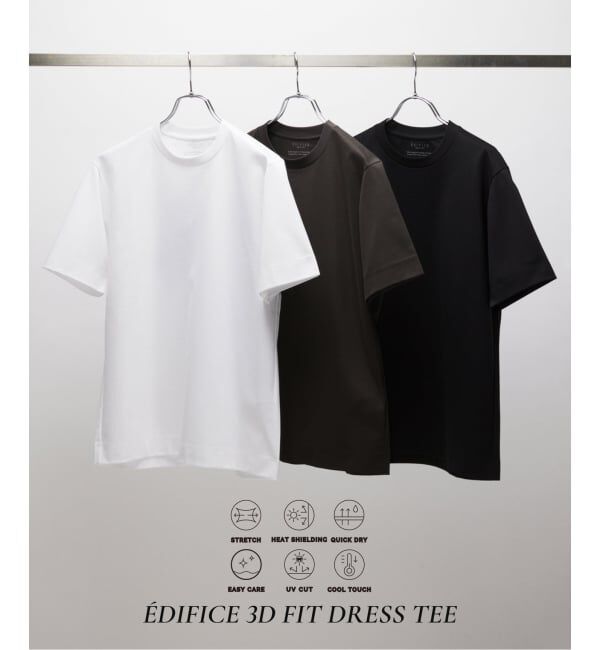 EDIFICE「3D FIT ドレスTシャツ」|Tシャツ・カットソー|
