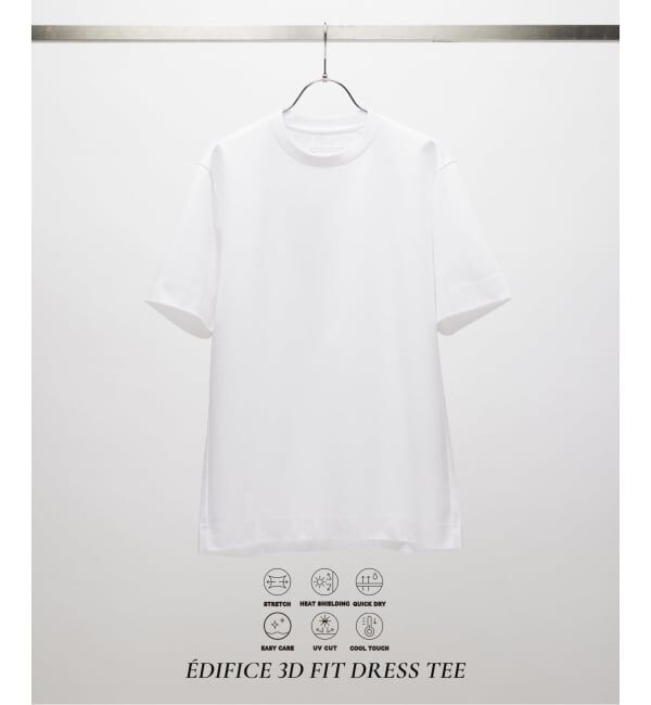 EDIFICE「3D FIT ドレスTシャツ」|Tシャツ・カットソー|ホワイト