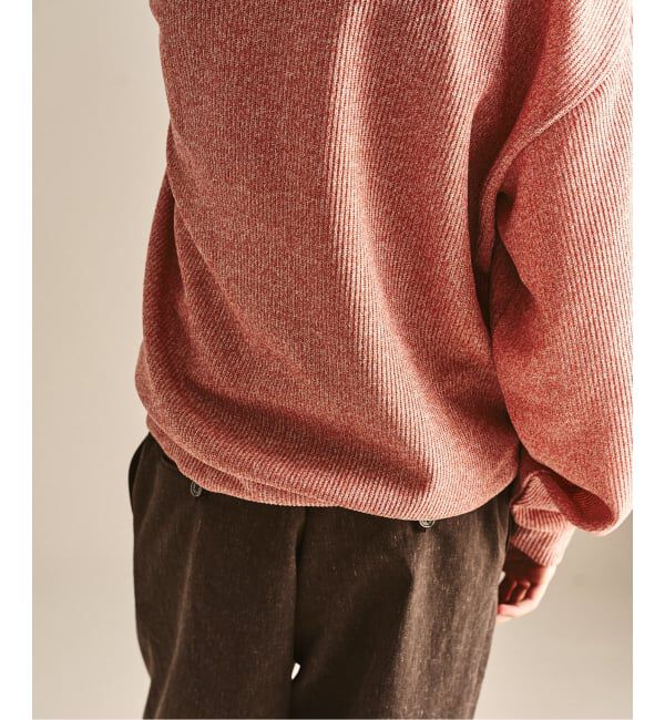 417 EDIFICE「スラブワッフル ヘンリーネックTシャツ」|Tシャツ・カットソー|