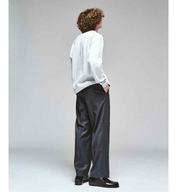 417 EDIFICE「LACOSTE &times; 417 ヘンリーネック ワッフルTシャツ」|Tシャツ・カットソー|